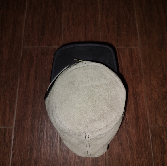 Vtg Civil War Confederate Kepi 100% Genuine Leather Made in USA Medium - Picture 5 of 8